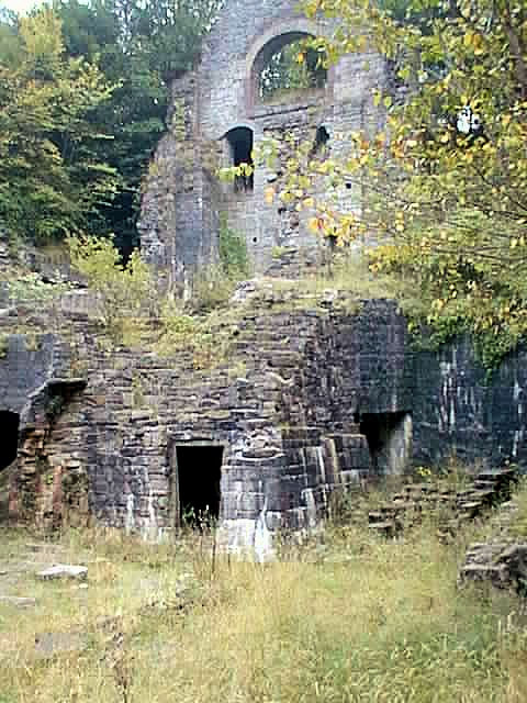 The iron works at Clydach, Llanelly 